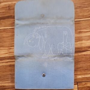 Blue Eeyore Canvas Wallet